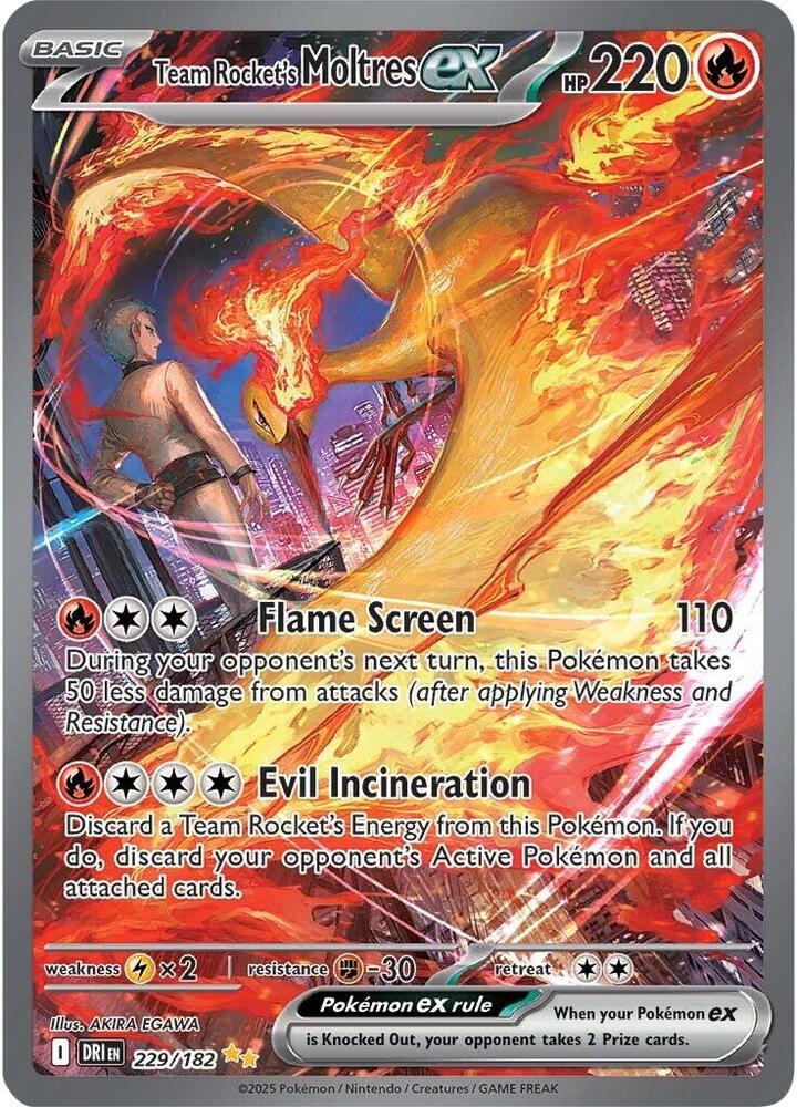 Team Rocket's Moltres EX - Fire