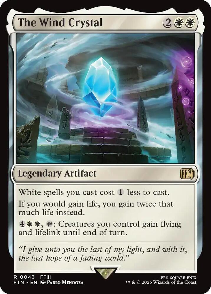 The Wind Crystal - White/Artifact