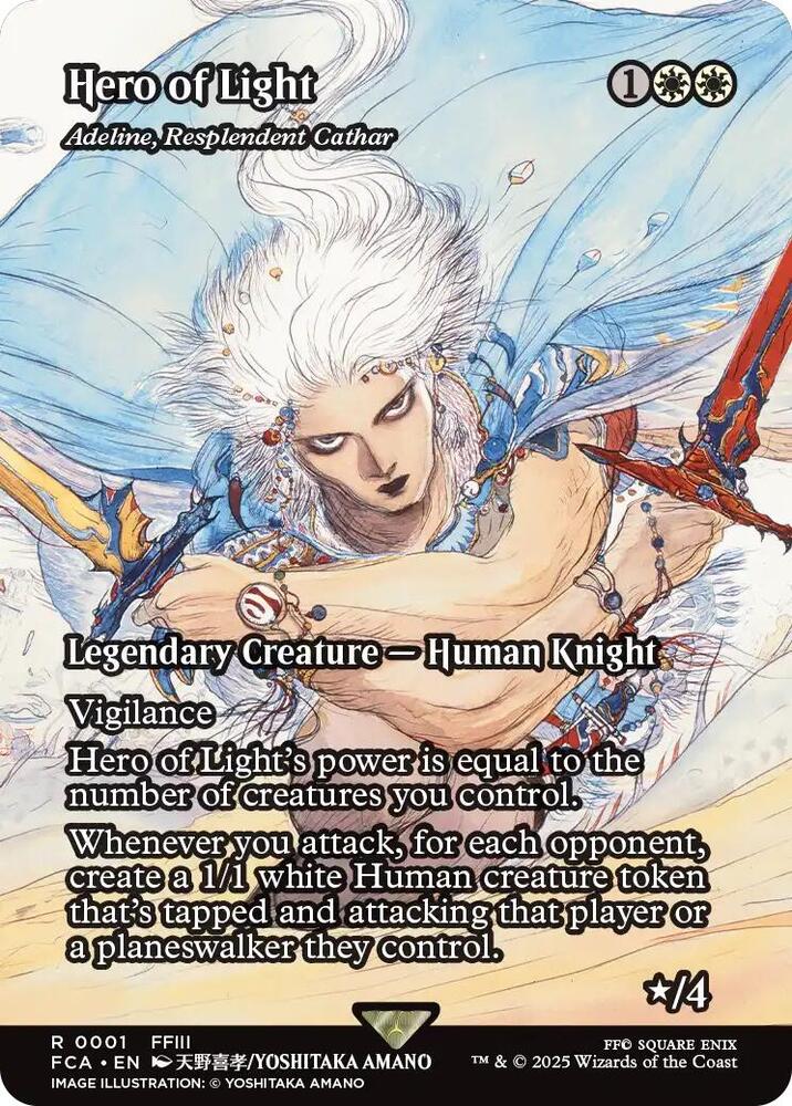 Adeline, Resplendent Cathar - White