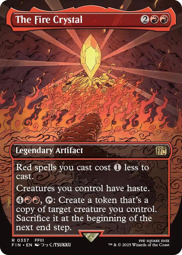 The Fire Crystal - Red