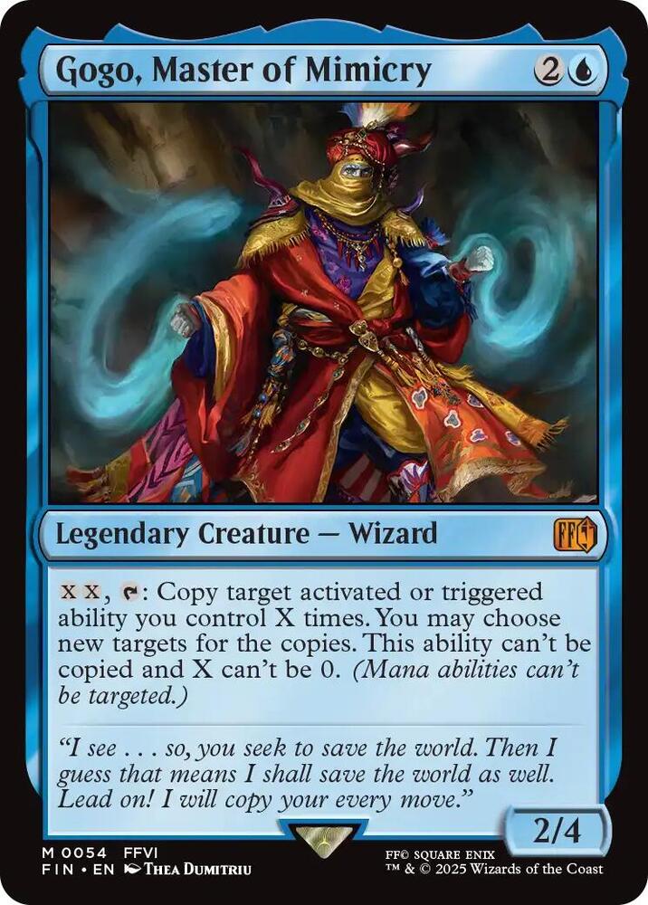 Gogo, Master of Mimicry - Blue