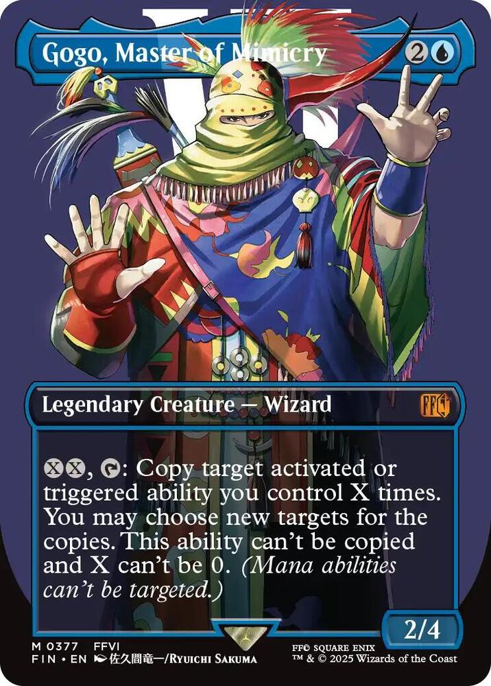Gogo, Master of Mimicry - Blue