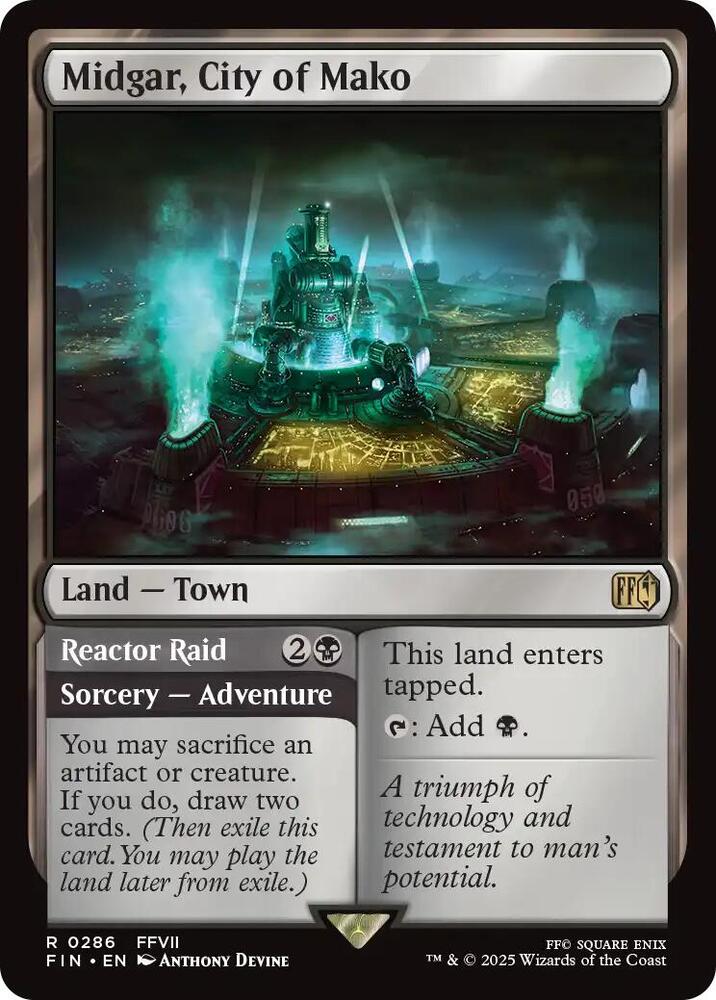 Midgar, City of Mako - Land