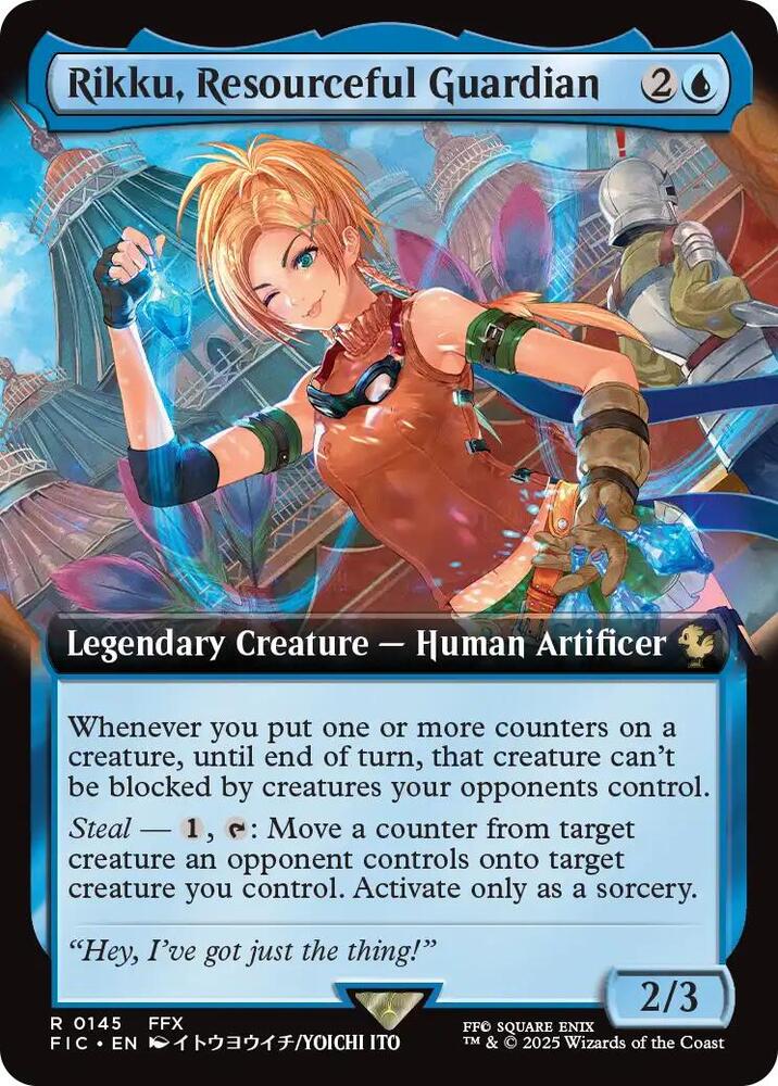 Rikku, Resourceful Guardian - Blue