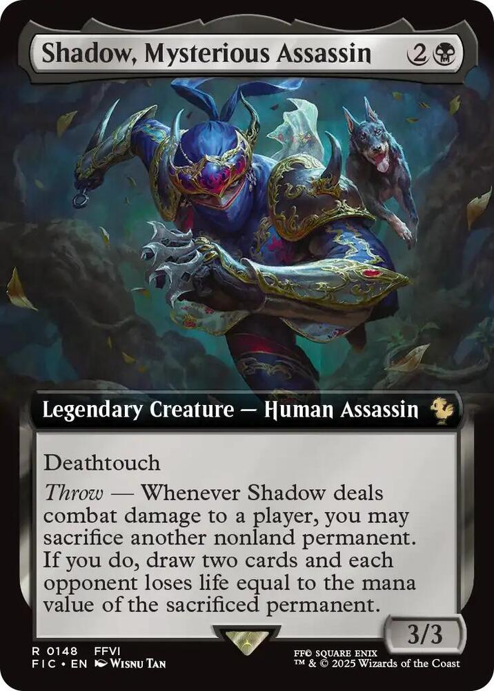 Shadow, Mysterious Assassin - Black