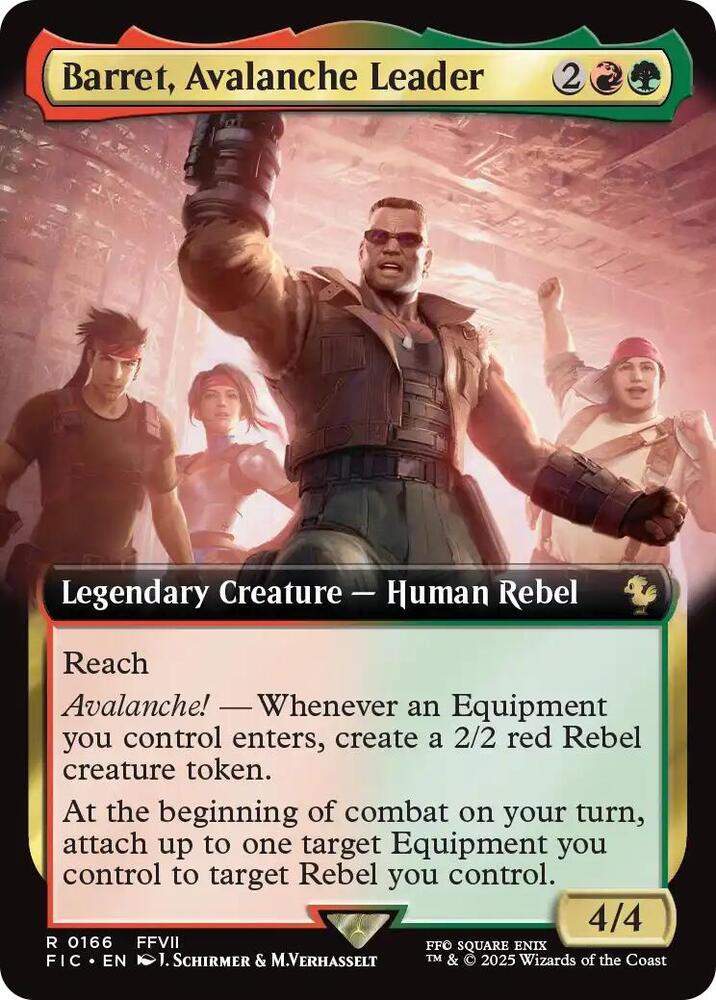 Barret, Avalanche Leader - Red/Green