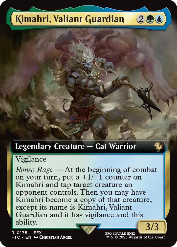 Kimahri, Valiant Guardian - Green/Blue