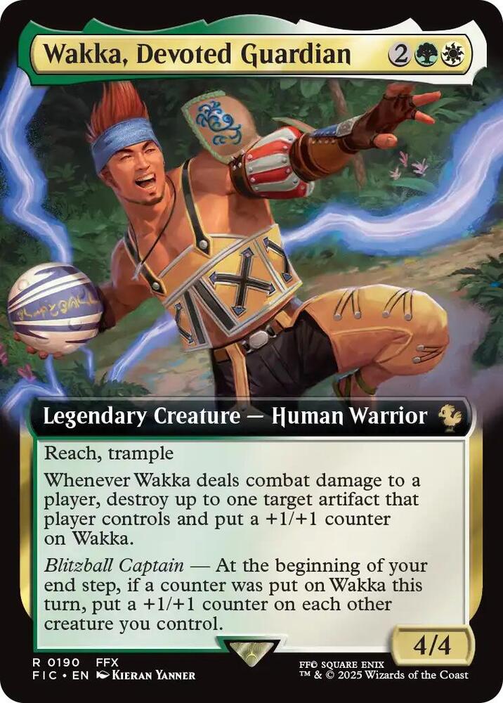 Wakka, Devoted Guardian - Green/White