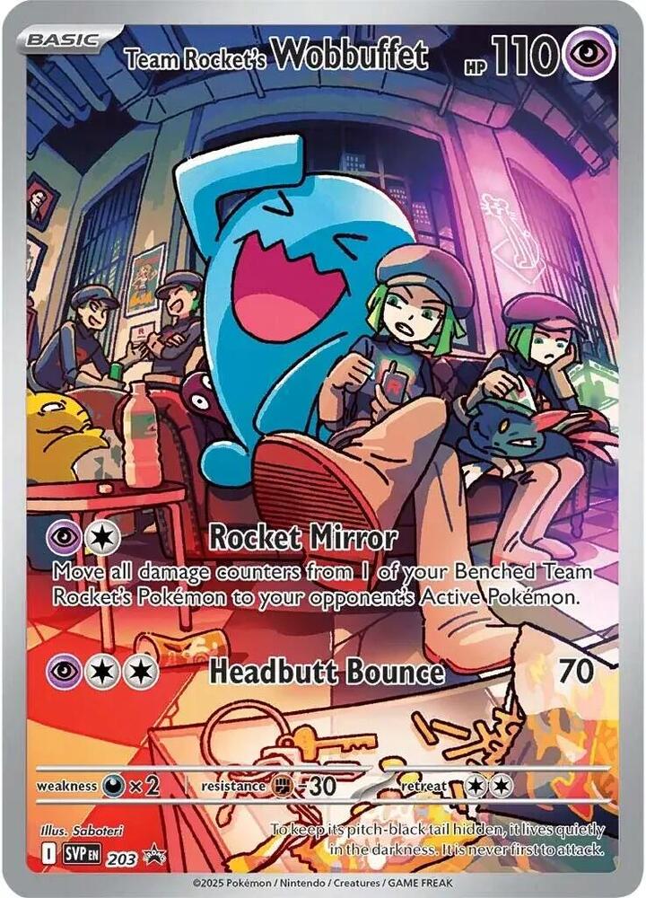 Team Rocket's Wobbuffet - Psychic
