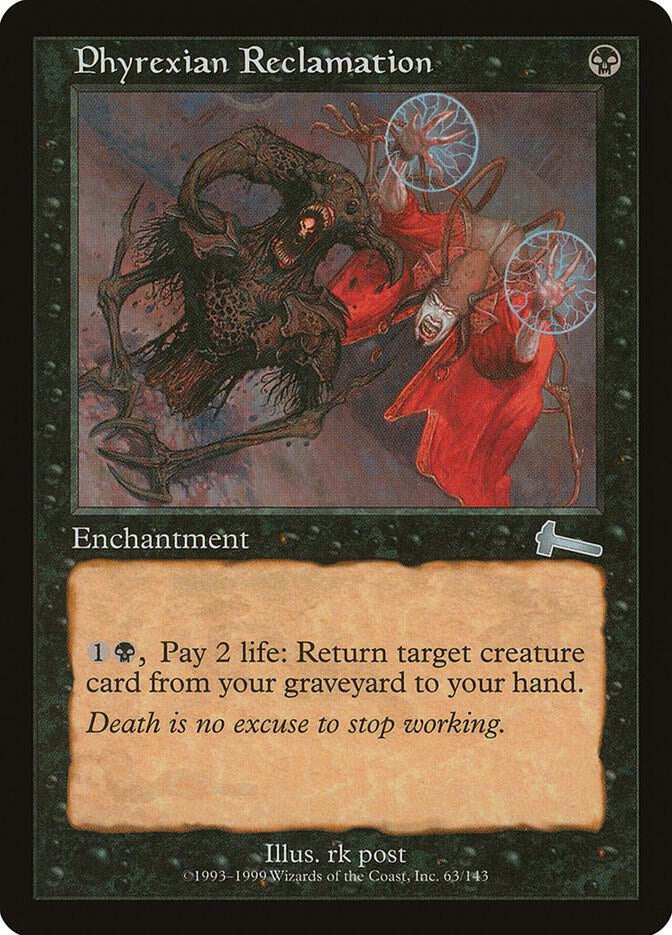 Phyrexian Reclamation - Black - Staple