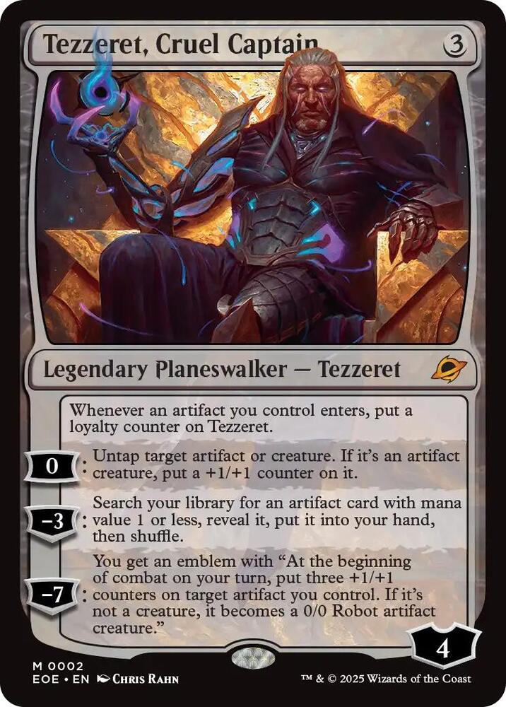 Tezzeret, Cruel Captain - Colorless