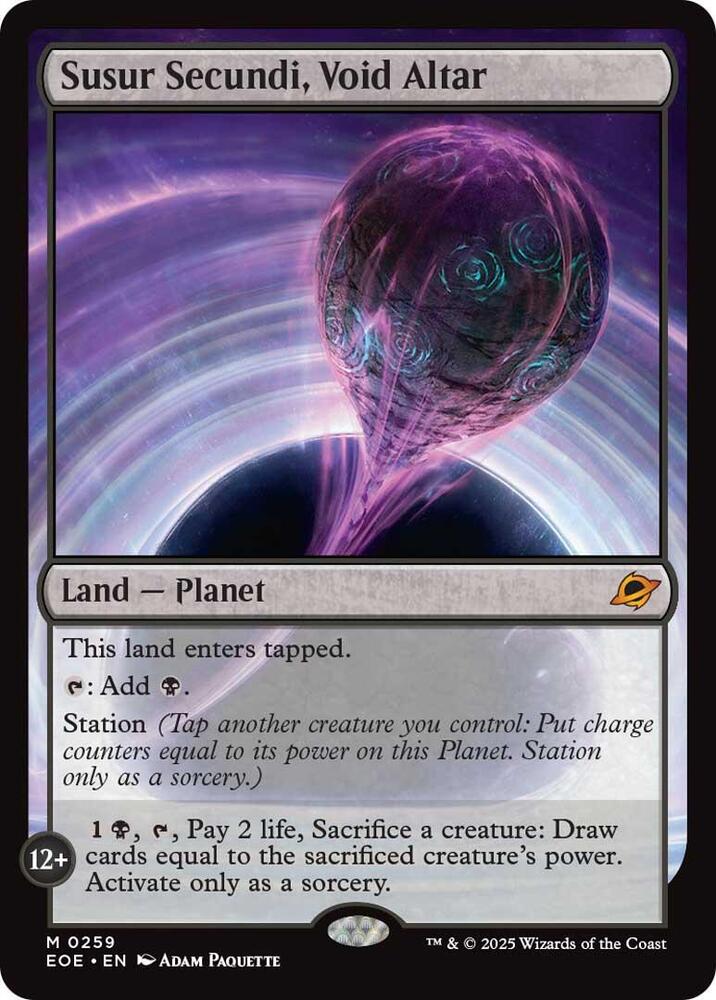 Susur Secundi, Void Altar - Land