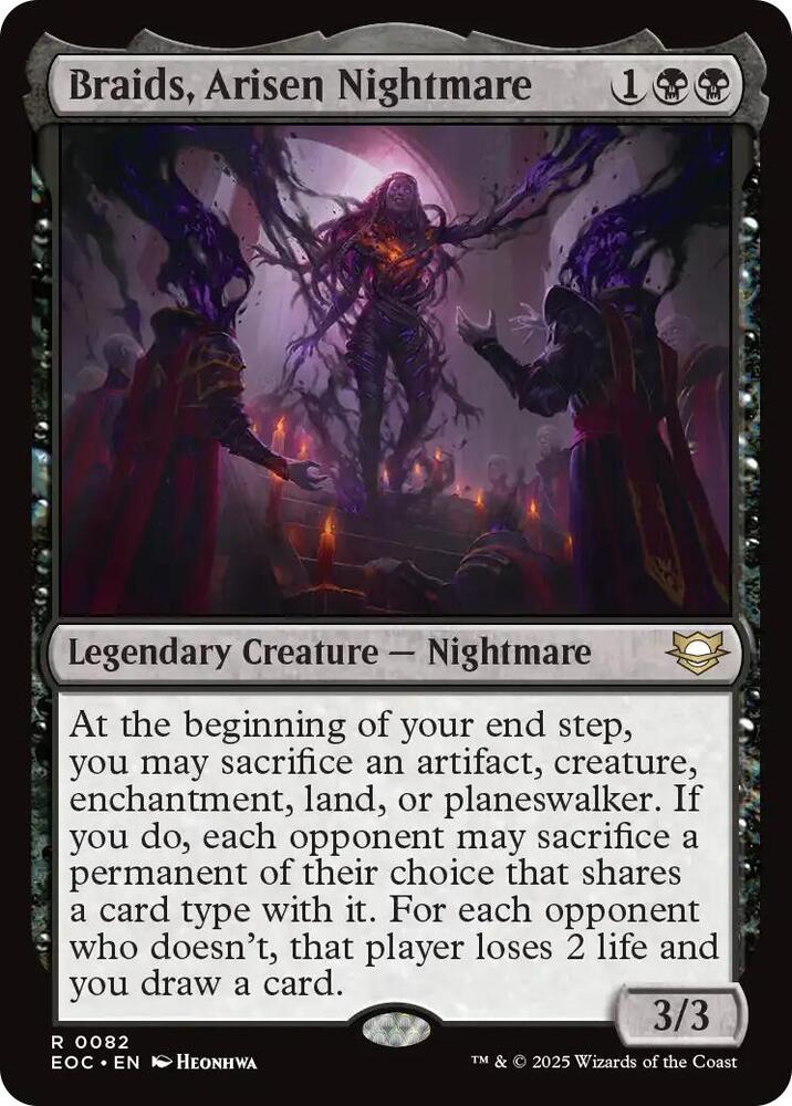 Braids, Arisen Nightmare - Black