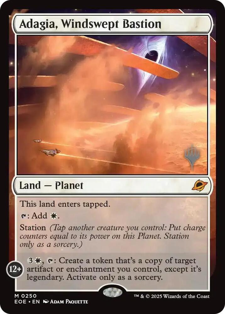 Adagia, Windswept Bastion - Land