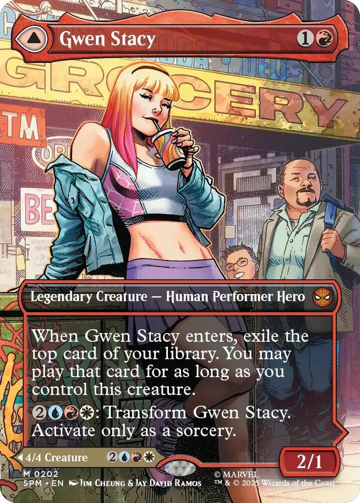 Gwen Stacy(Ghost-Spider) - Red(Blue/Red/White)