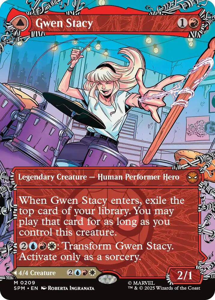Gwen Stacy(Ghost-Spider) - Red(Blue/Red/White)