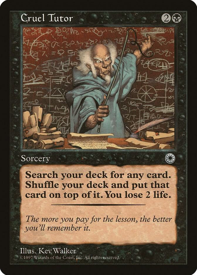 Cruel Tutor - Black