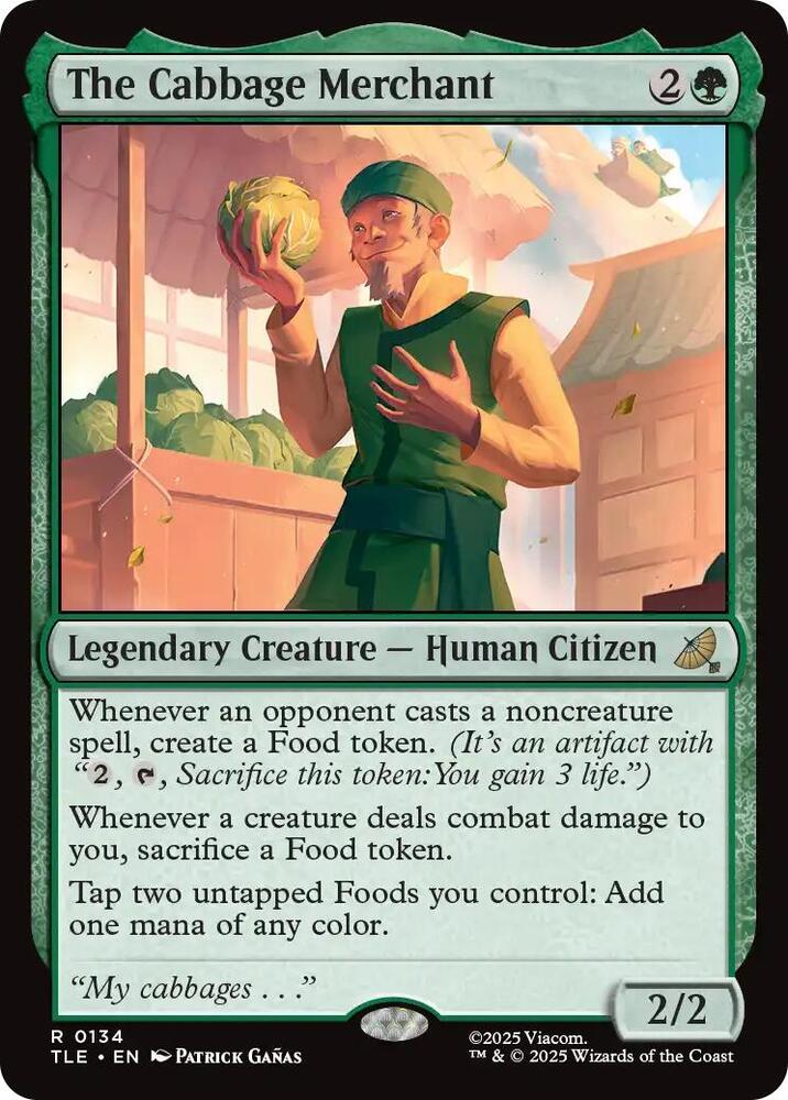 The Cabbage Merchant - Green