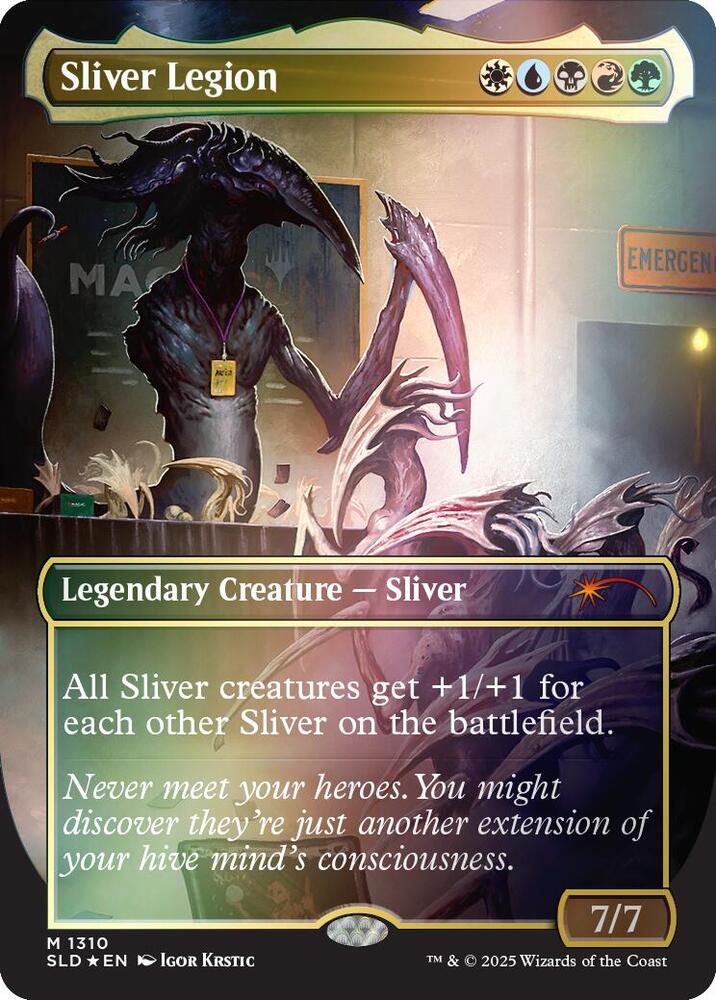 Sliver Legion - Red/Blue/Green/Black/Blue/White
