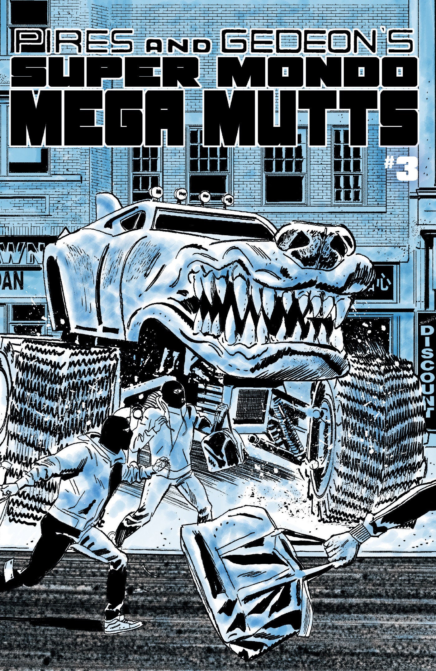 Super Mondo Mega Mutts #3 Cover B Alex Diotto Homage Variant