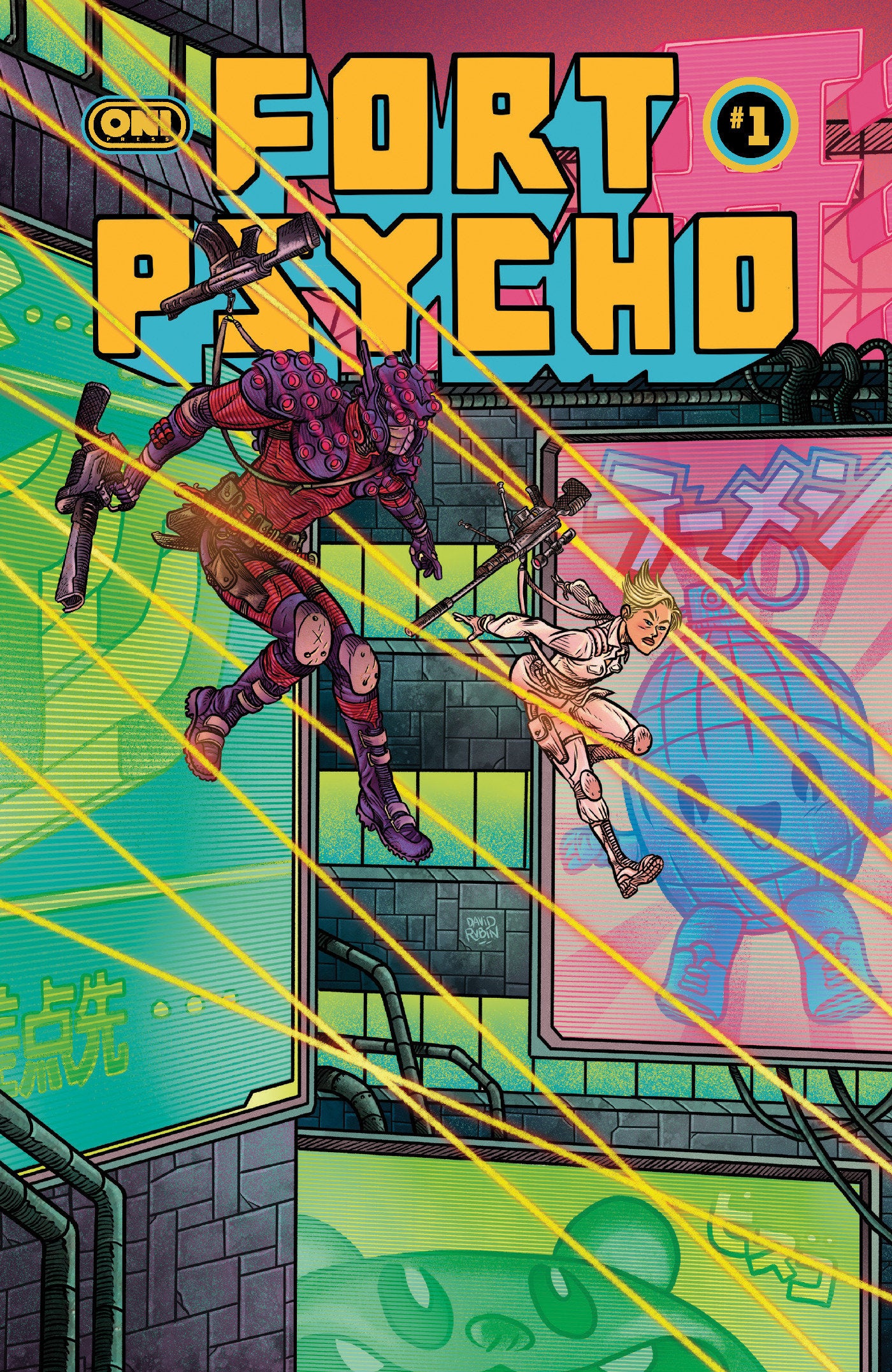 Fort Psycho #1 1:10 Cover G David Rubin Variant
