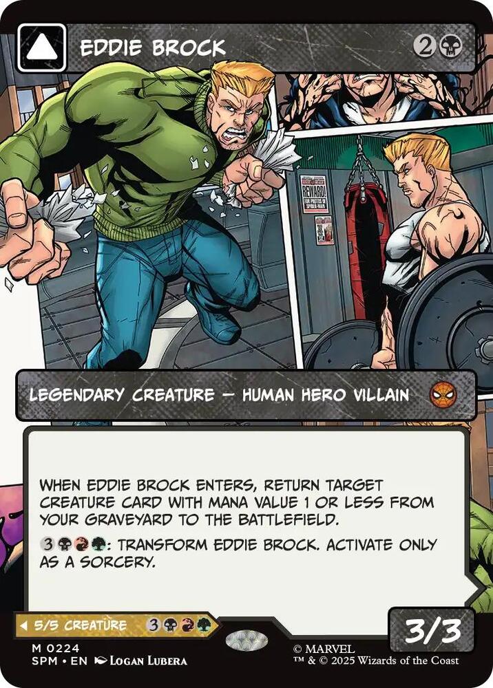 Eddie Brock - Black (Venom, Lethal Protector - Black/Red/Green)