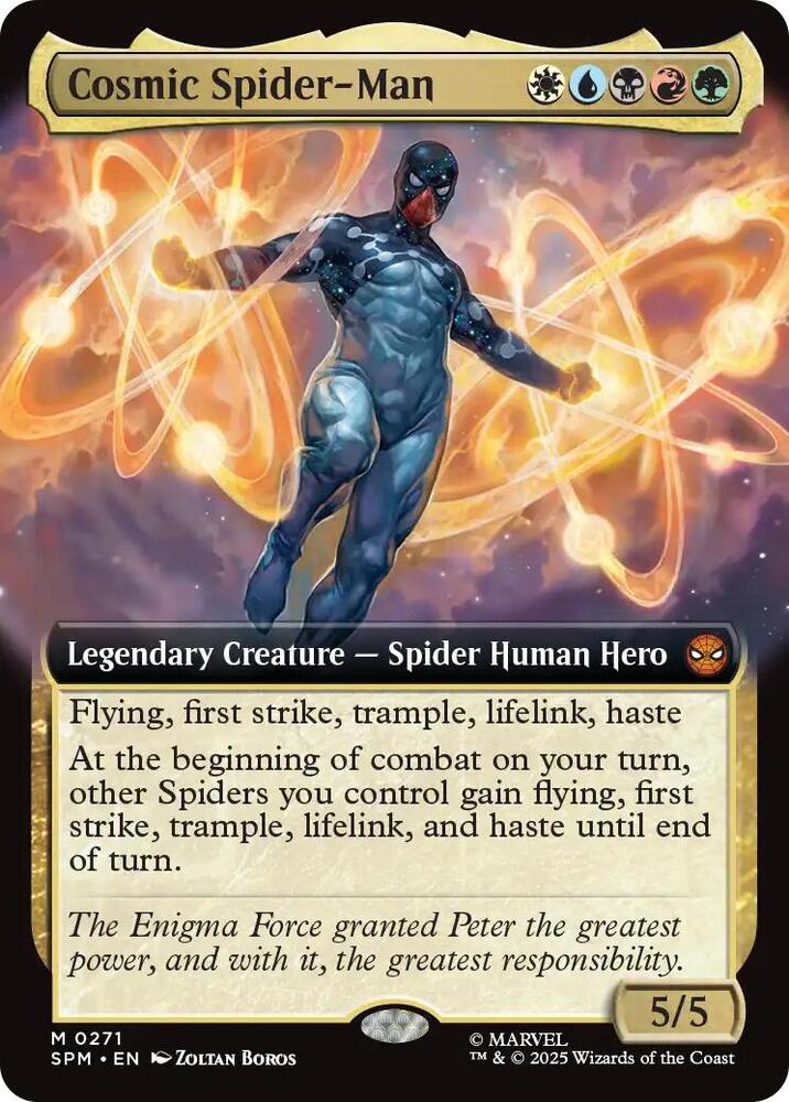 Cosmic Spider-man - White/Blue/Black/Red/Green