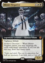 Mister Negative - White/Black
