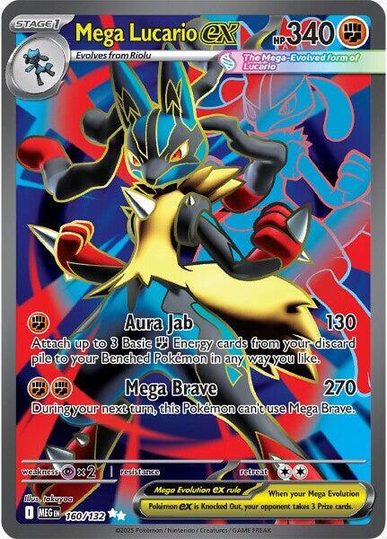 golden lucario pokemon card Mega Lucario ex
