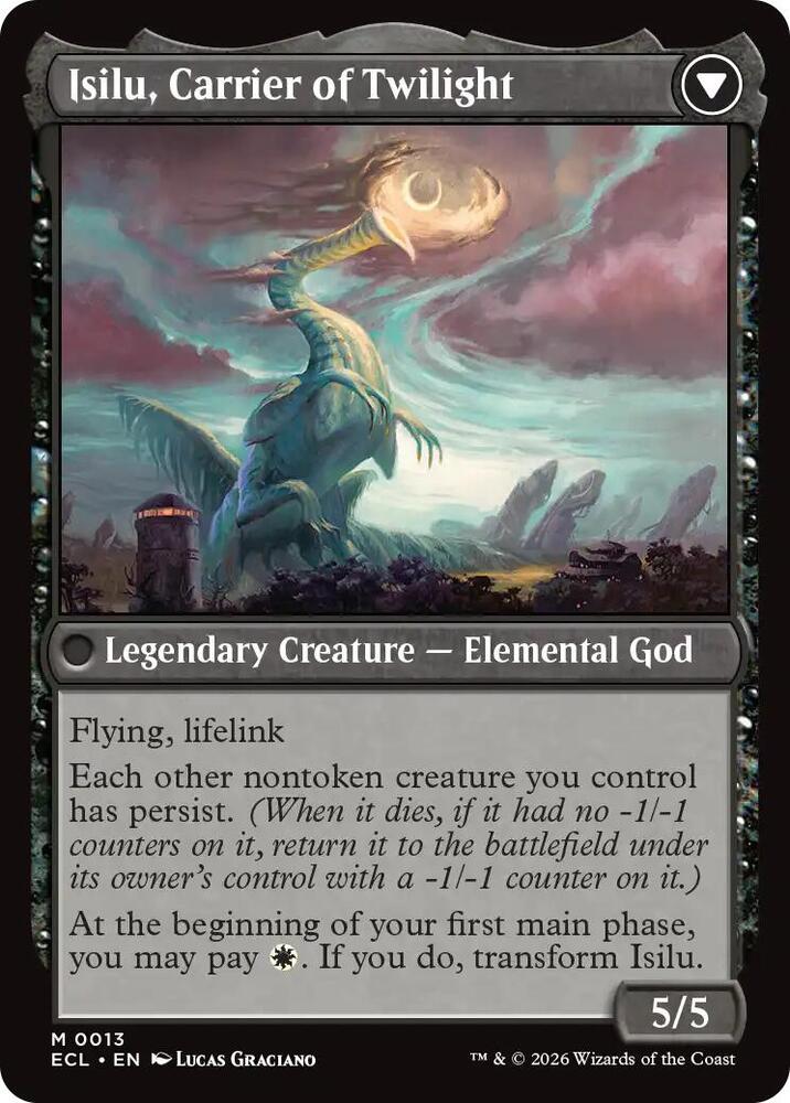 Eirdu, Carrier of Dawn(Isilu, Carrier of Twilight) - White(Black)