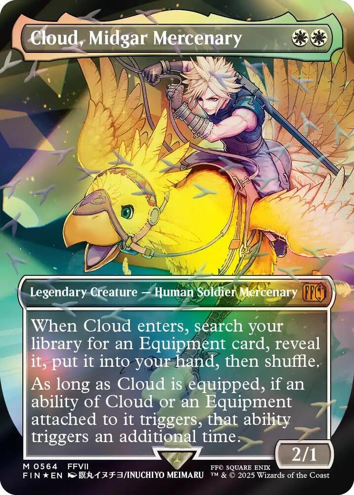 Cloud, Midgar Mercenary - White