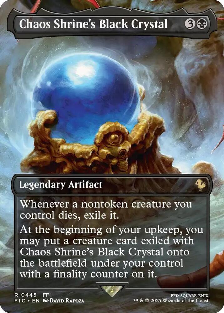 Chaos Shrine's Black Crystal - Black/Artifact