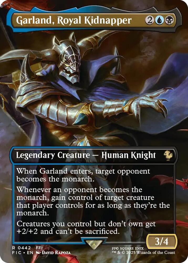 Garland, Royal Kidnapper - Blue/Black