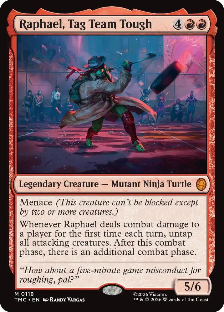Raphael, Tag Team Tough - Red