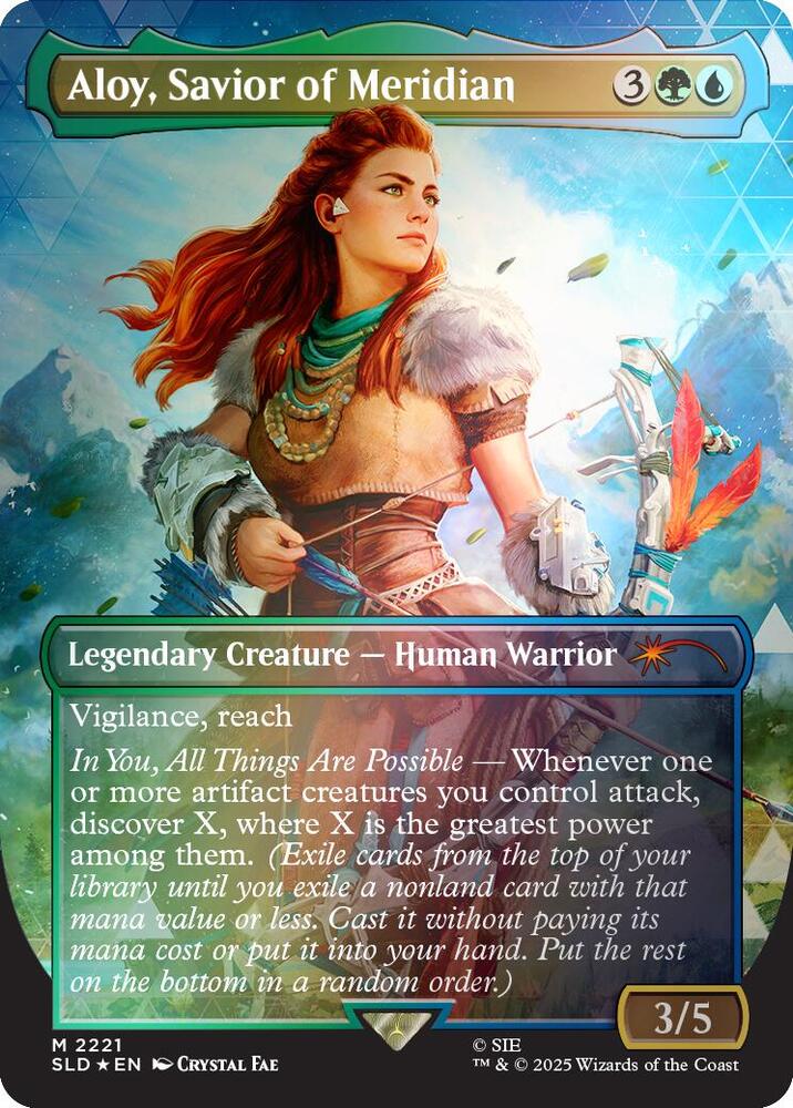 Aloy, Savior of Meridian - Green/Blue