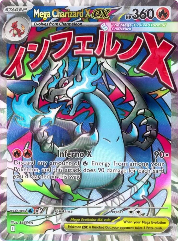 Mega Charizard X EX - Fire
