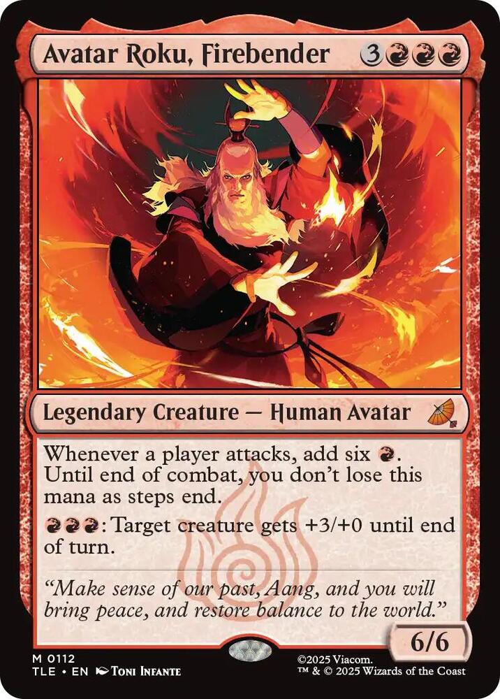 Avatar Roku, Firebender - Red