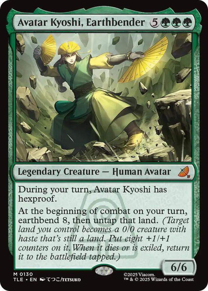 Avatar Kyoshi, Earthbender - Green