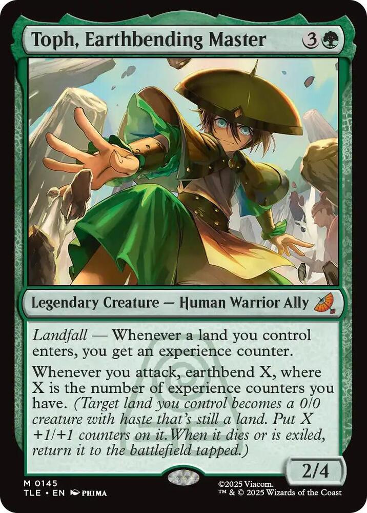 Toph, Earthbending Master - Green