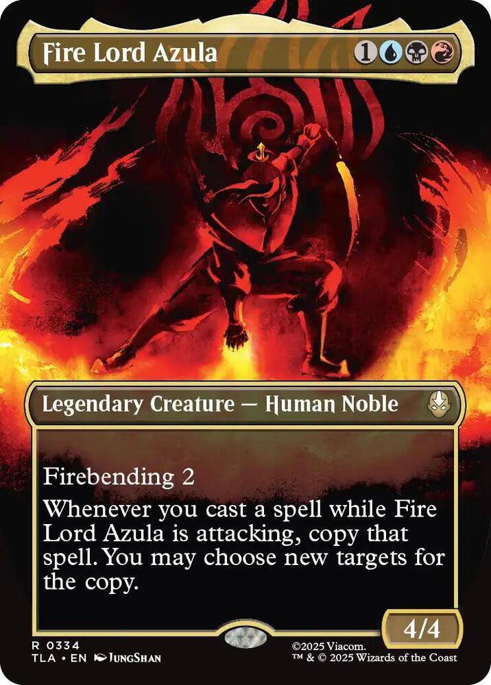 Fire Lord Azula - Blue/Black/Red