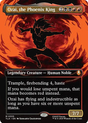 Ozai, the Phoenix King - Black/Red