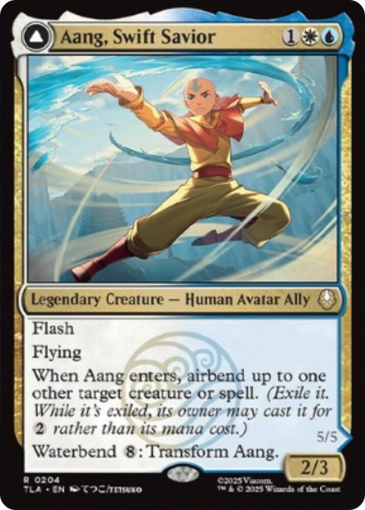Aang, Swift Savior - White/Blue