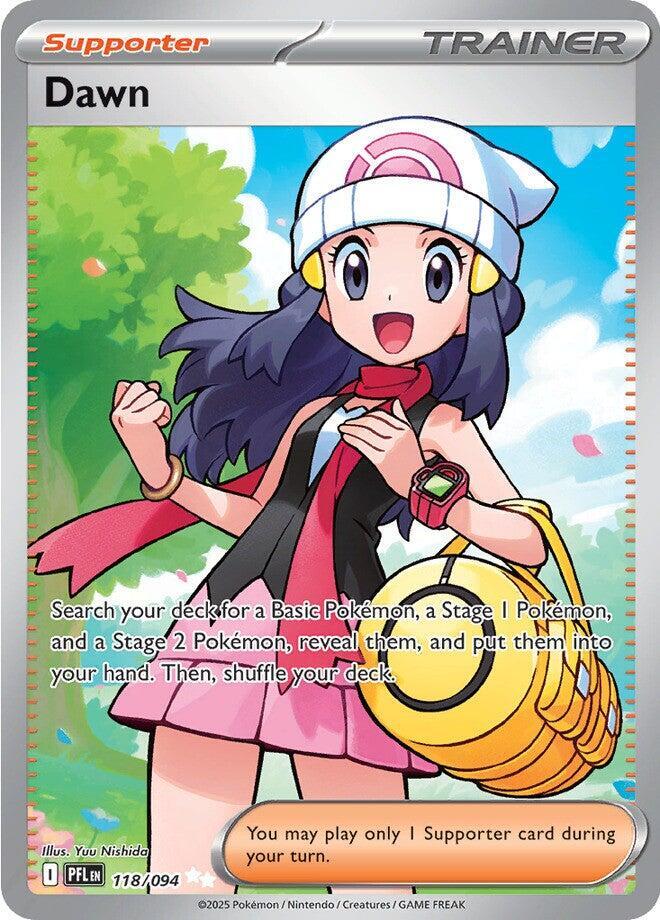 pokemon card full art trainer Dawn
