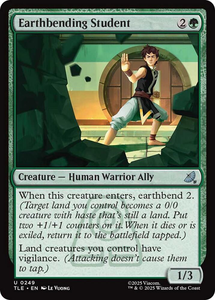 Earthbending Student - Green