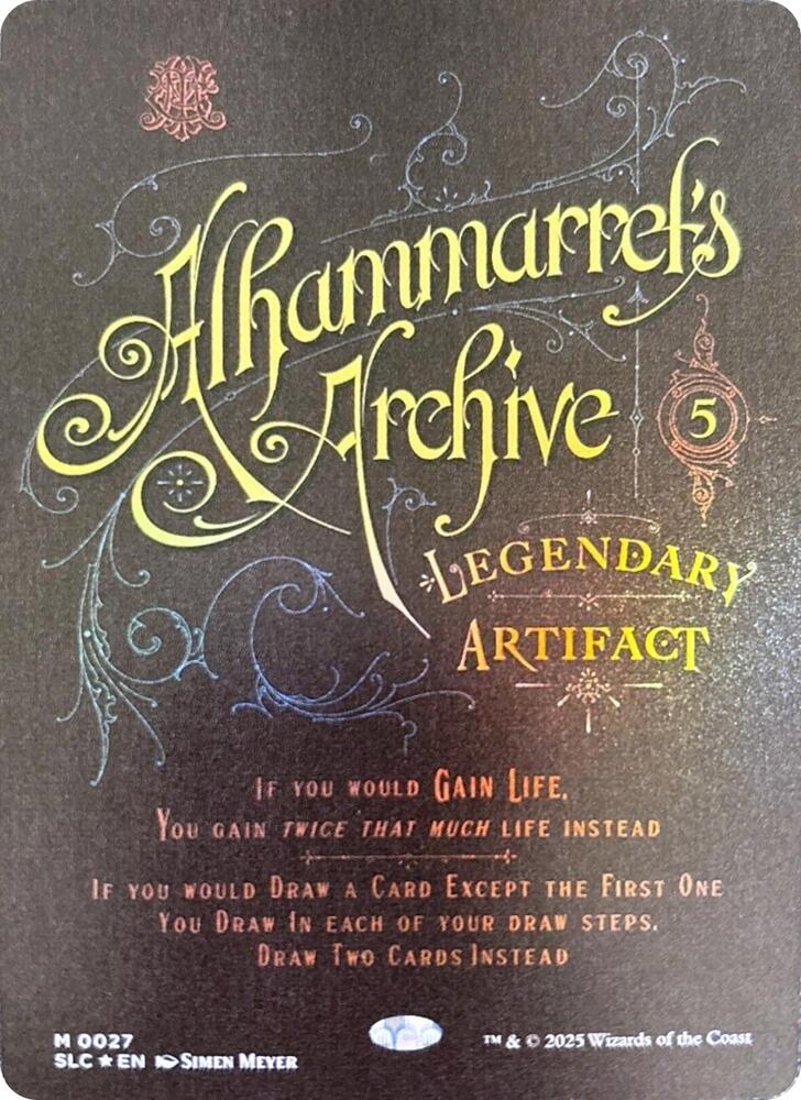 Alhammarret's Archive - Artifact