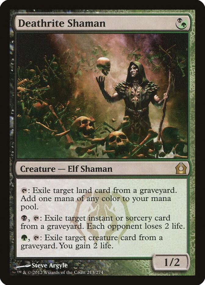 black green mtg cards Deathrite Shaman