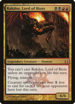 Rakdos, Lord of Riots - Black/Red