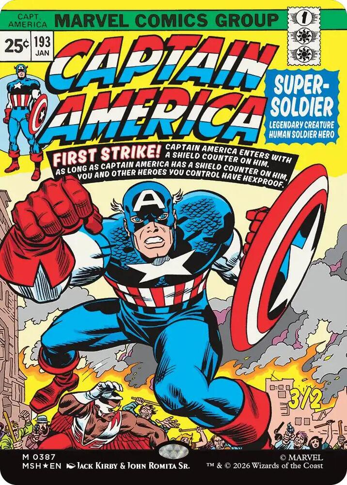Captain America, Super-Soldier - White