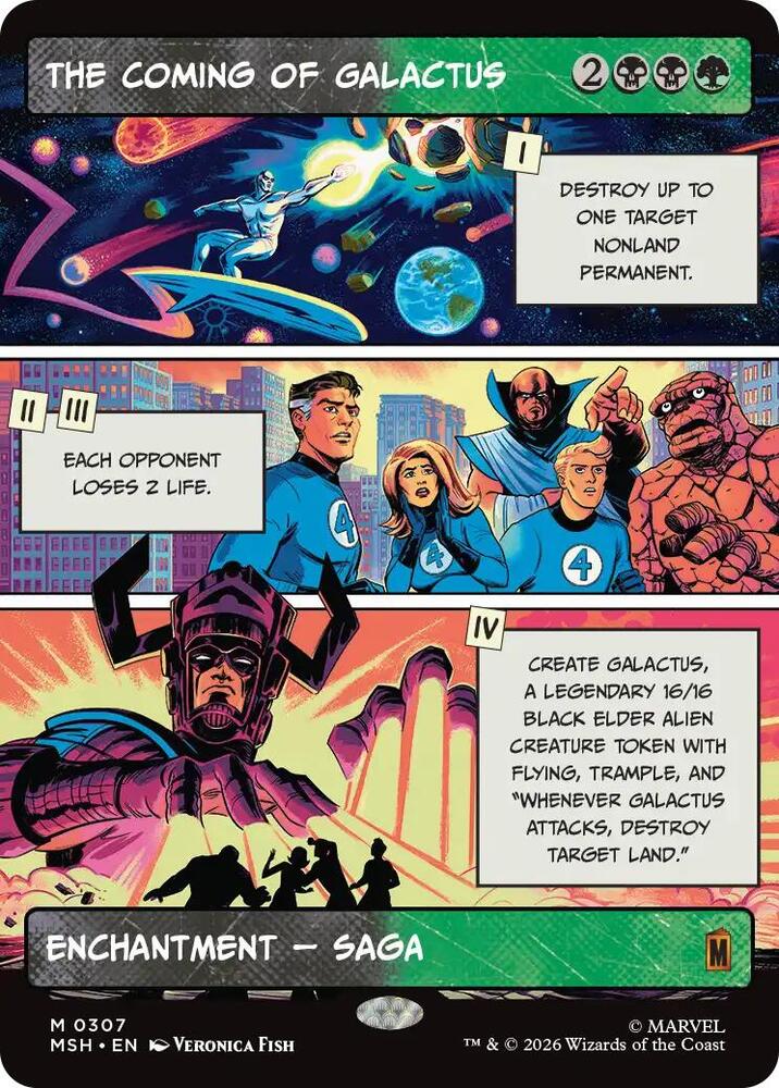 The Coming of Galactus - Black/Green