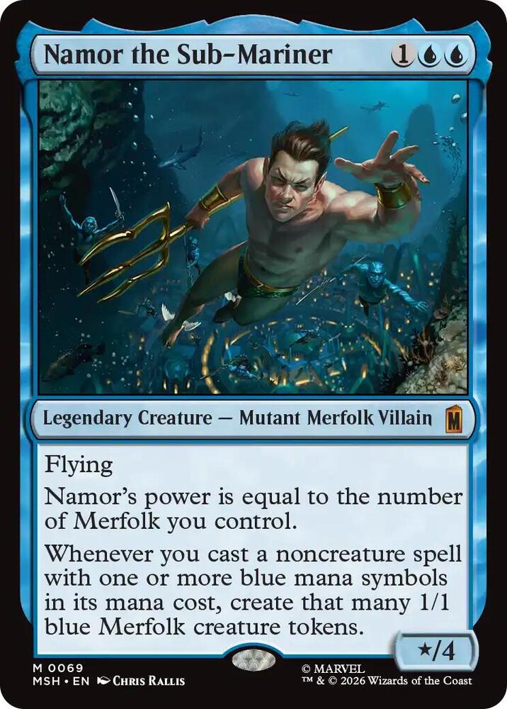 Namor the Sub-Mariner - Blue